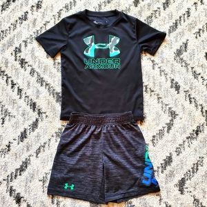 Under Armour Short and Tee Boys Size 5